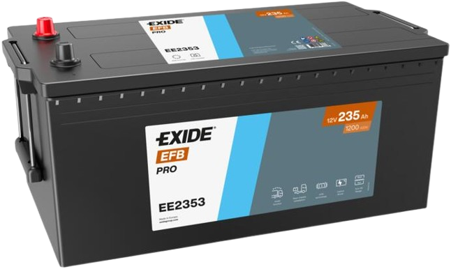 Exide StrongPro EFB+ 12V 235Ah L+ EE2353 (kamionski akumulator)