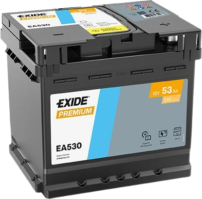 Exide Premium EA530 12V 53Ah D+ (Premijum Akumulator)