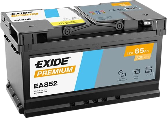Exide Premium EA852 12V 85Ah D+ (Premijum Akumulator)