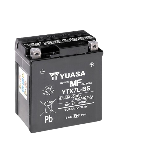 Yuasa akumulator 12V 6.3AH 100A L+ YTX7L-BS